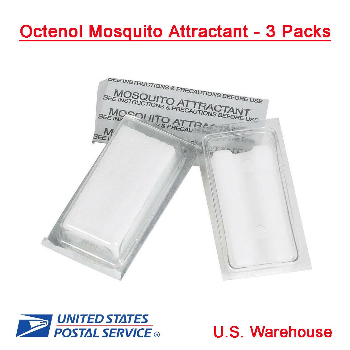 Octenol Mosquito Attractant (3 Pack) Insect For Magnet Traps Device (oe)