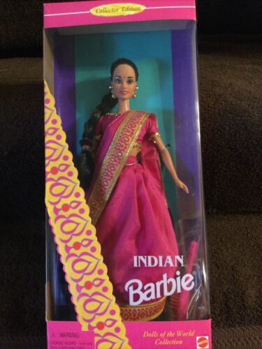 Mattel Barbie Dotw “india” Barbie Nib Nrfb  Very Pretty 1995