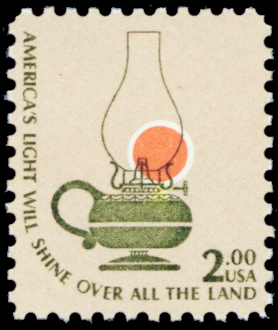 1611, Rare $2 Lantern Orange Color Shift Error Mint Nh - Stuart Katz