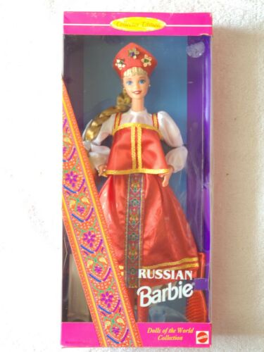 Vintage Mattel 1996 Russian Barbie ~dolls Of The World~ Collector Ed Nrfb #16500