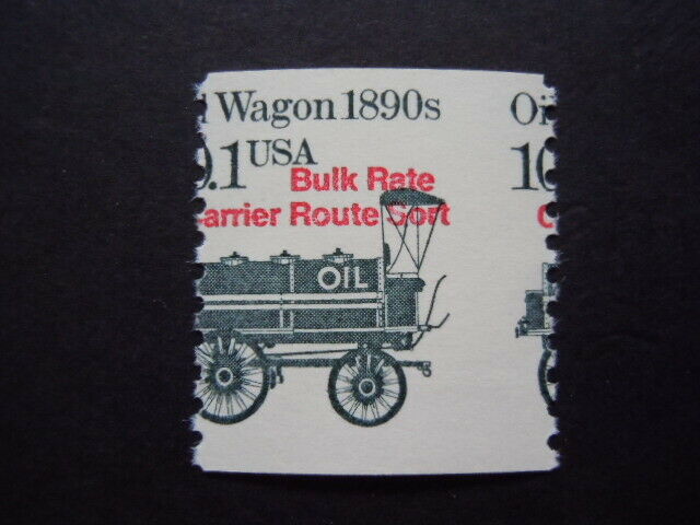 #2130a 10.1 Oil Wagon  Efo Misperforated  Mnh Og Vf "include New Mount"