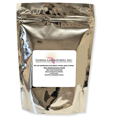 100% Food Grade Natural Diatomaceous Earth 5 Lbs.(pounds) Fastest Delivery!